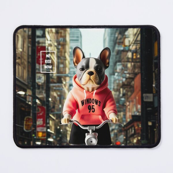 Item preview, [ME] French Bulldog Moto Rider (NYC) designed and sold by S9View.