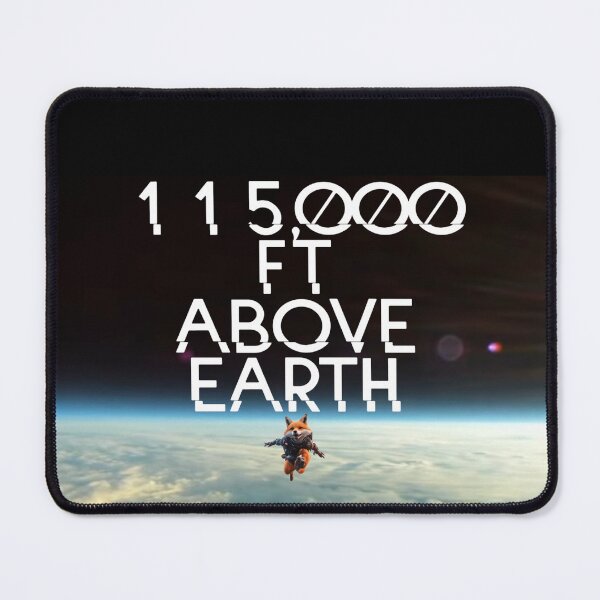 Item preview, Fox jump 115,000 ft above earth designed and sold by VonbronA11.