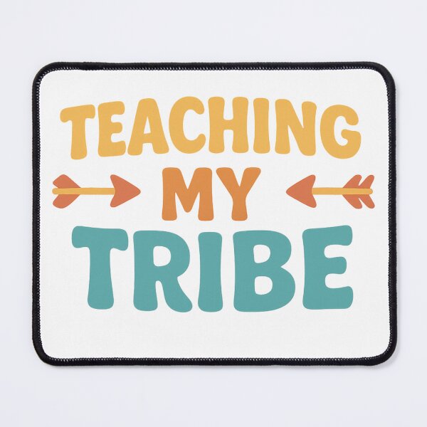 Item preview, Teaching My Tribe Retro Graphic T-Shirt for Homeschool Educators designed and sold by Just You Tee | Say It Loud, Wear It Proud.