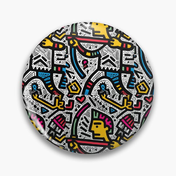Item preview, doodle keith haring style of a archer designed and sold by wonderisland.