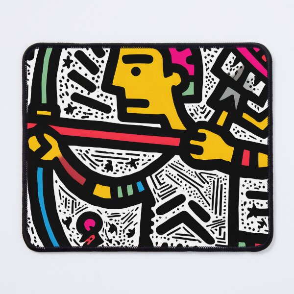 Item preview, doodle keith haring style of a archer designed and sold by wonderisland.