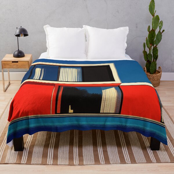 Item preview, Sleek Modernist Villa with Red Panels and Glass Reflections designed and sold by Retrocranio.