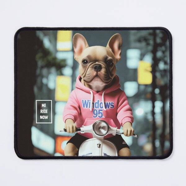 Item preview, [ME] French Bulldog Moto Rider (Getting off work) designed and sold by S9View.