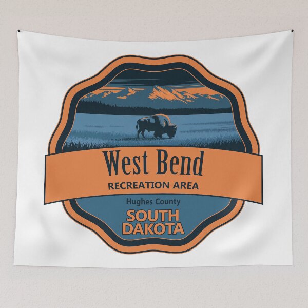 Item preview, West Bend Recreation Area, Hughes County, South Dakota designed and sold by Wanderful-roads.