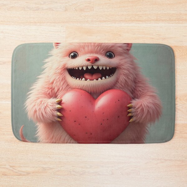 Item preview, Monster with Heart | Valentine Day Love designed and sold by NovaProArt.