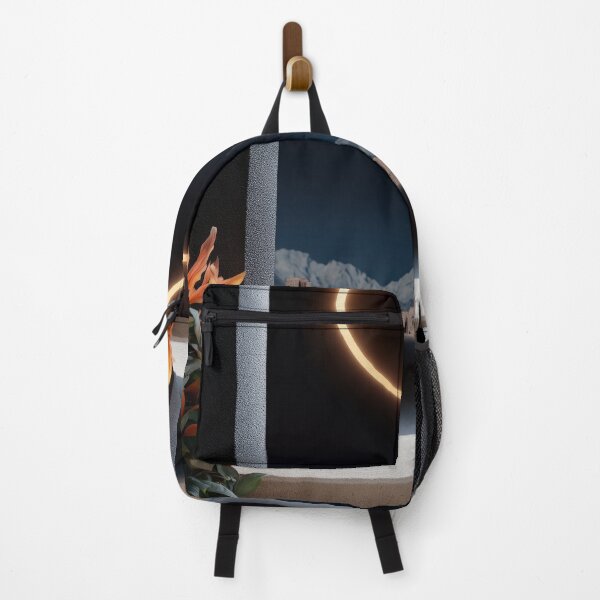 Item preview, Surreal Eclipse Gateway Overlooking City and Mountains designed and sold by Retrocranio.