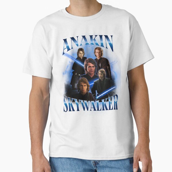 Vista previa del artículo con la obra «Collage retro de Anakin Skywalker Jedi», diseñado y vendido por LittleTatooine.