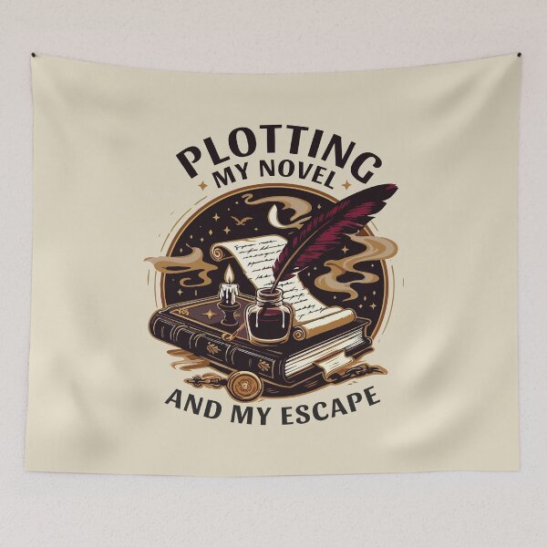 Item preview, Plotting My Novel and My Escape designed and sold by Scaryzz.
