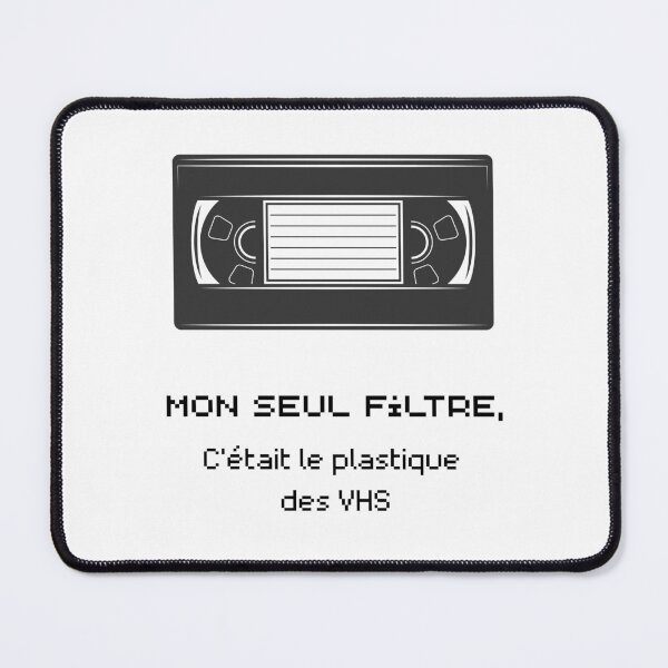 Item preview, VHS Style – When Plastic Acted as a Filter (Black) designed and sold by NostalgikShow.