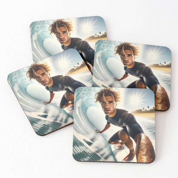Item preview, Surfer glides through a huge wave designed and sold by _RudeMango.