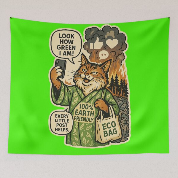 Item preview, Eco-Woke Warrior: Virtue Signal Edition designed and sold by Kubiru.