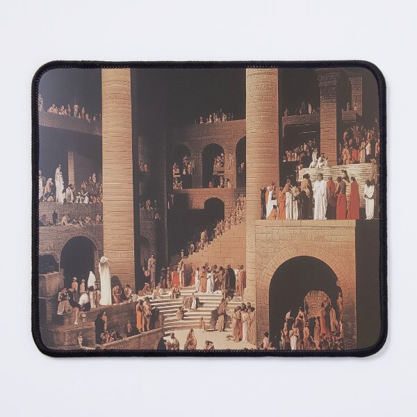 Item preview, Ancient Colosseum Scene with Crowds and Roman Architecture designed and sold by Retrocranio.