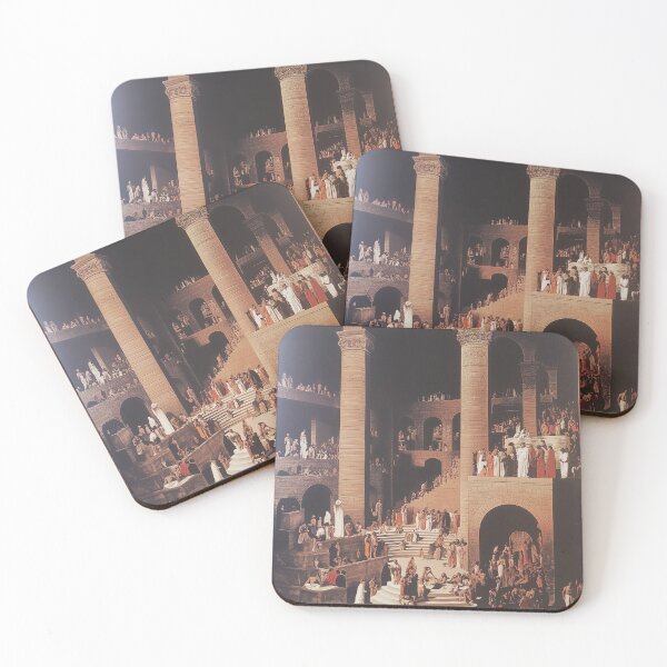 Item preview, Ancient Colosseum Scene with Crowds and Roman Architecture designed and sold by Retrocranio.