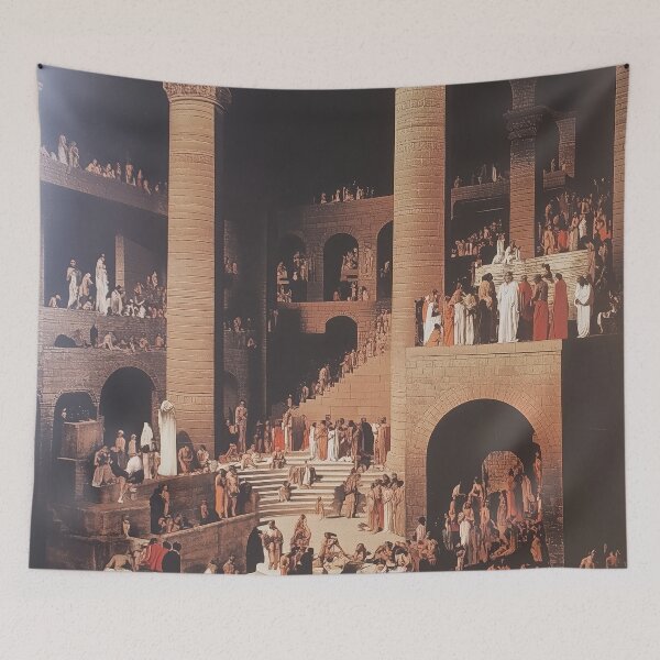 Item preview, Ancient Colosseum Scene with Crowds and Roman Architecture designed and sold by Retrocranio.