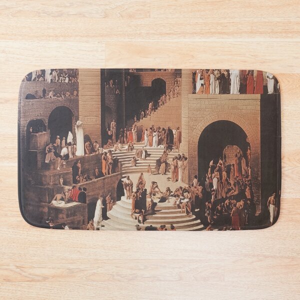 Item preview, Ancient Colosseum Scene with Crowds and Roman Architecture designed and sold by Retrocranio.