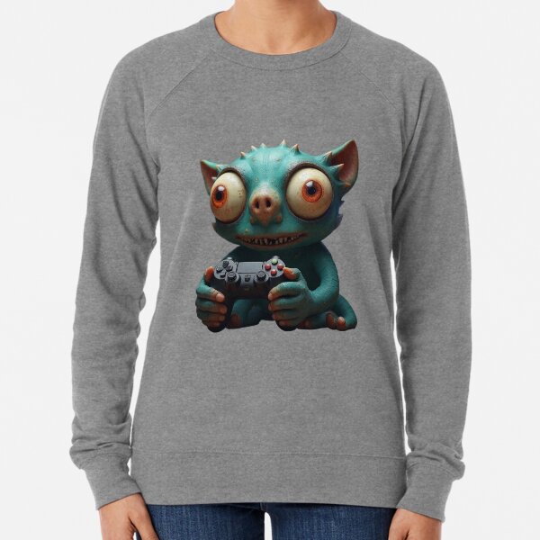 Item preview, Monster with Gamepad | Night Gamer Creature designed and sold by NovaProArt.