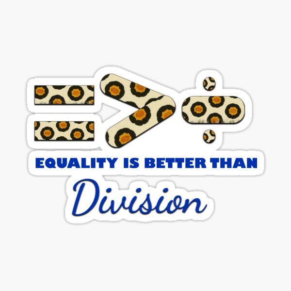 Item preview, Equality is the Root, Division is the Ruin designed and sold by annenambiro.