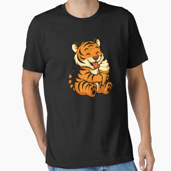 Item preview, Tiger Ice Cream Zoo Animal Lover Kawaii Boys Girls Kids designed and sold by rafaeltto.