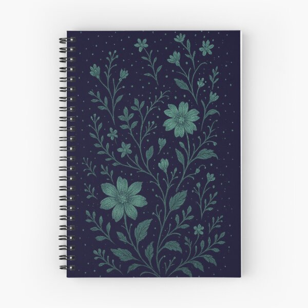 Item preview, Midnight Secret Garden – Glowing Floral Vintage Pattern designed and sold by HAFIZ-DP.