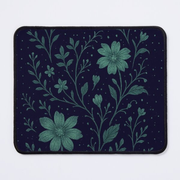 Item preview, Midnight Secret Garden – Glowing Floral Vintage Pattern designed and sold by HAFIZ-DP.