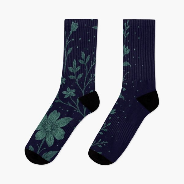 Item preview, Midnight Secret Garden – Glowing Floral Vintage Pattern designed and sold by HAFIZ-DP.
