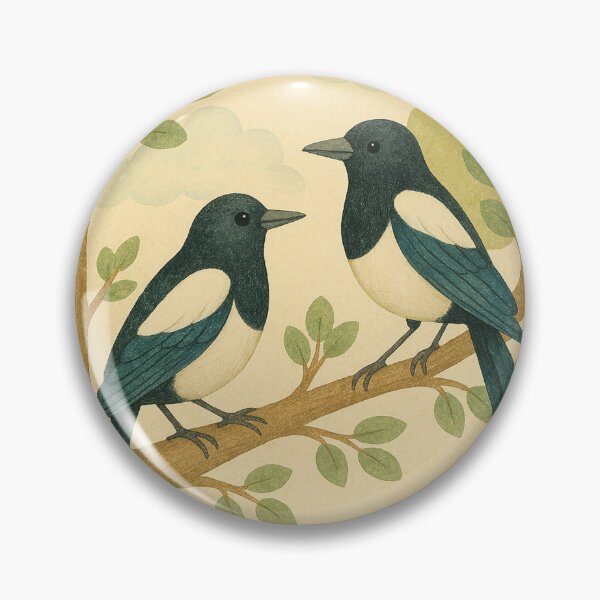 Item preview, Miniature Miracles - Two For Joy - Magpies designed and sold by Norfolk Skies.