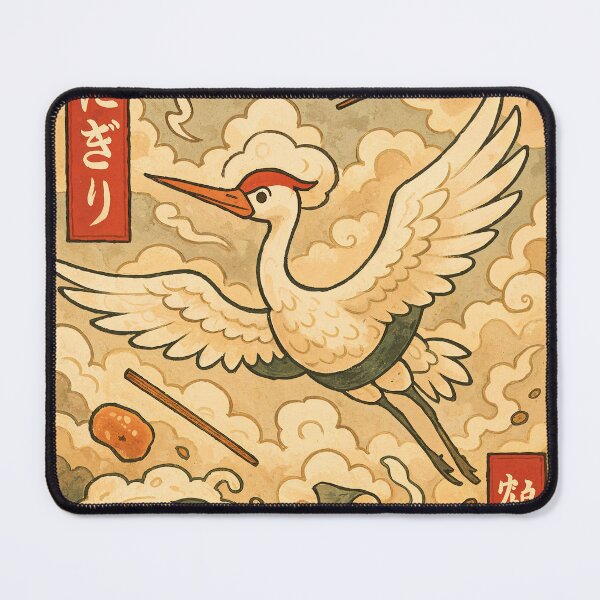 Item preview, Onigiri Crane Flight designed and sold by SuperNovaDesigns.
