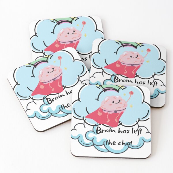 Item preview, Brain has left the chat designed and sold by lazycreationaaa.