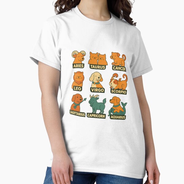 Item preview, Zodiac Pet Illustrations | Cute Astrology Animals | Star Sign Pet Portraits designed and sold by DJCApparel.