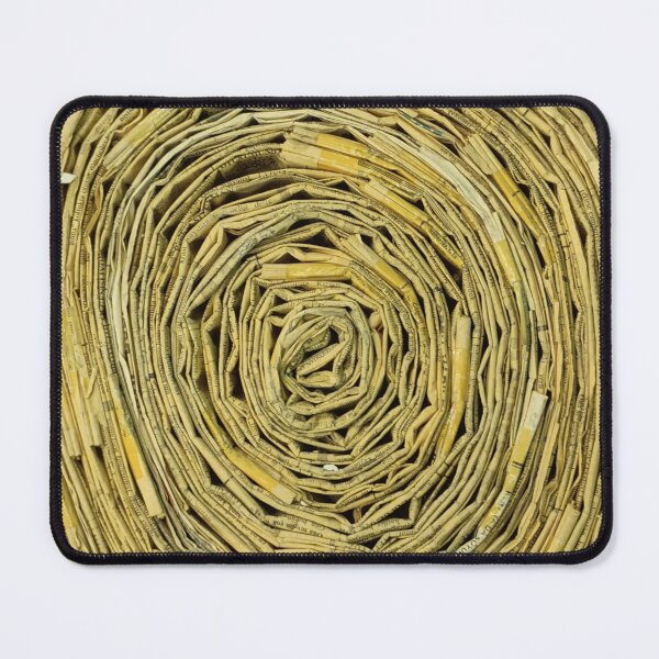 Item preview, Cut Wood Pattern Made Of Vintage Newspapers I designed and sold by Irina Sztukowski.