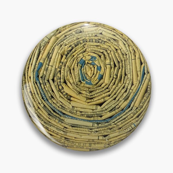 Item preview, Cut Wood Pattern Made Of Vintage Newspapers II designed and sold by Irina Sztukowski.