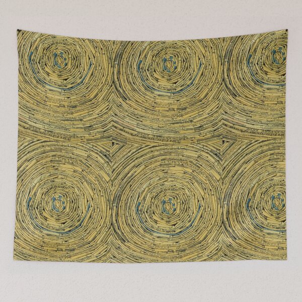 Item preview, Cut Wood Pattern Made Of Vintage Newspapers II designed and sold by Irina Sztukowski.