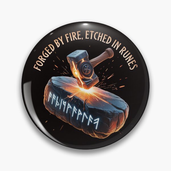 Item preview, Forged By Fire Etched In Runes – Mystical Runic designed and sold by Slavicsoul.