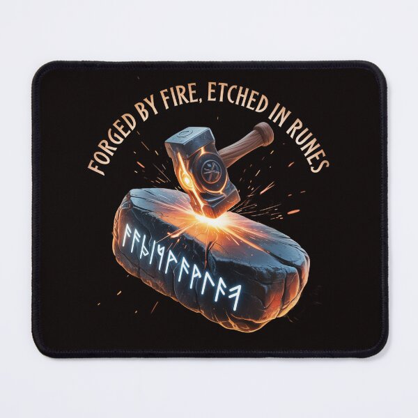 Item preview, Forged By Fire Etched In Runes – Mystical Runic designed and sold by Slavicsoul.