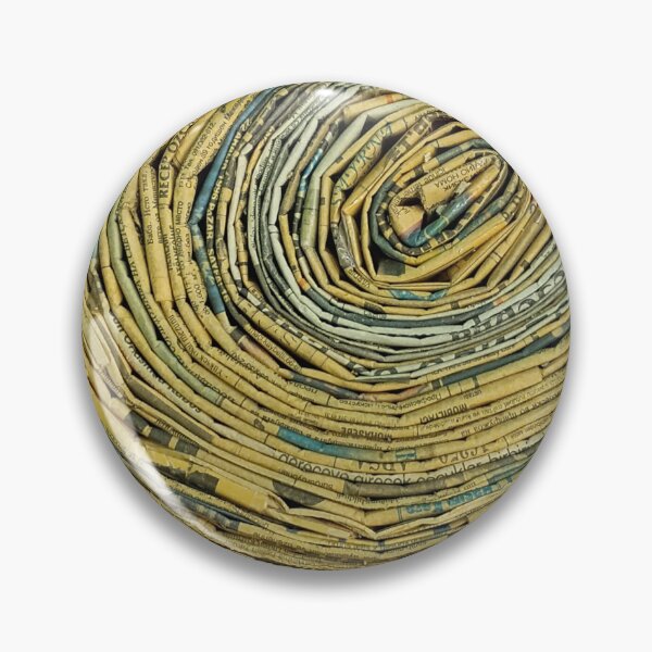Item preview, Cut Wood Pattern Made Of Vintage Newspapers III designed and sold by Irina Sztukowski.