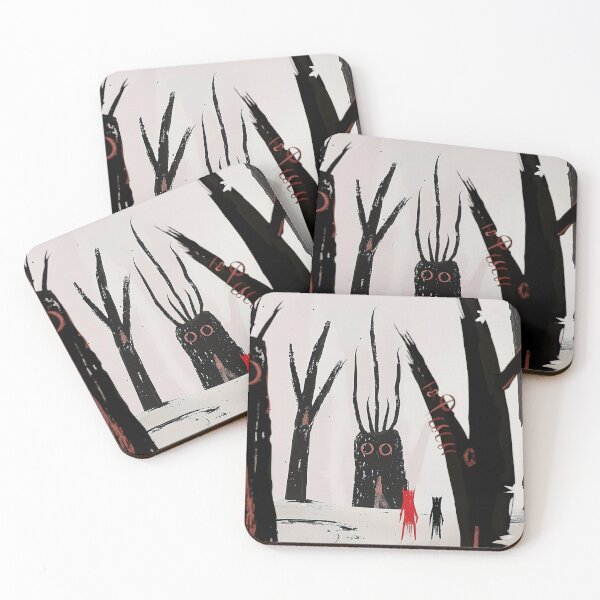Item preview, A striking image rendered in 3D displays colossal, demonic figures lurking over a hellish terrain. designed and sold by CheerForGoods.
