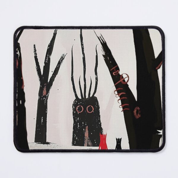 Item preview, A striking image rendered in 3D displays colossal, demonic figures lurking over a hellish terrain. designed and sold by CheerForGoods.