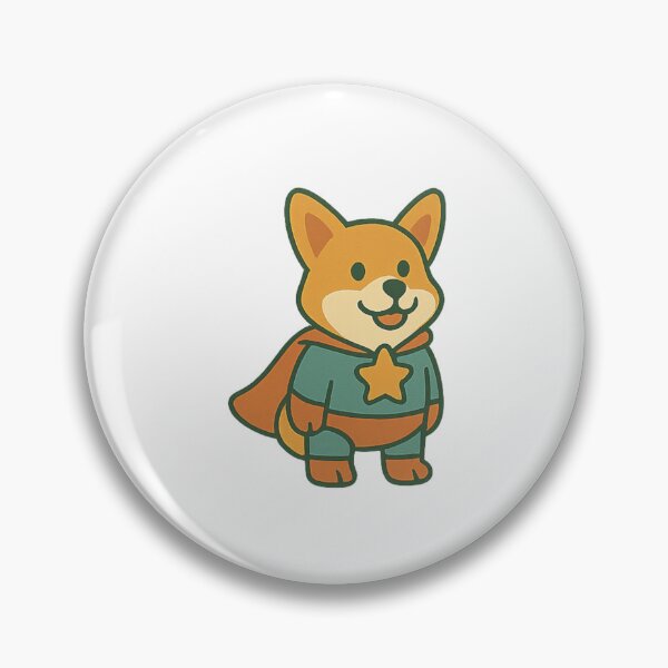 Item preview, Superhero Corgi Dog | Cute Dog in Cape | Funny Pet Hero Art designed and sold by DJCApparel.