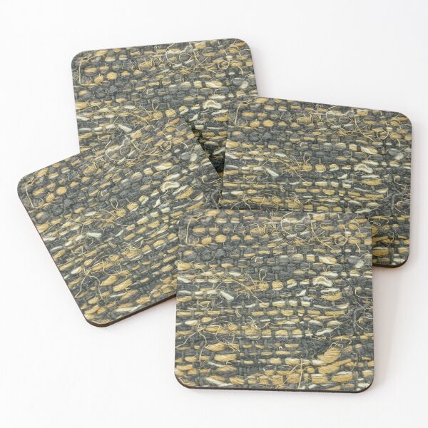 Item preview, Rough Woolen Textile Thread Patch Pattern Beige Tone II designed and sold by Irina Sztukowski.