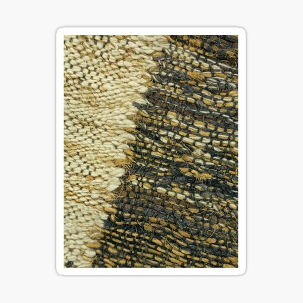 Item preview, Rough Woolen Textile Thread Patch Pattern Beige Tone III  designed and sold by Irina Sztukowski.