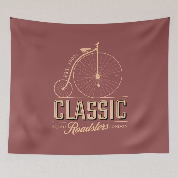 Item preview, Penny-Farthing Club – Retro Bike Lover’s Art designed and sold by Broken Minimalister.