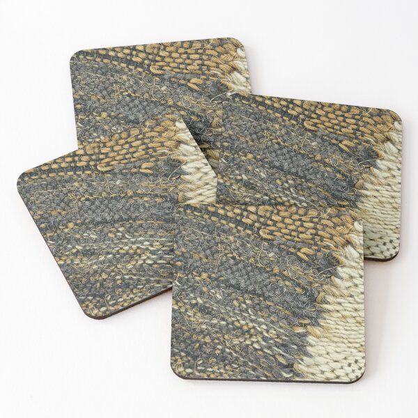 Item preview, Rough Woolen Textile Thread Patch Pattern Beige Tone IV designed and sold by Irina Sztukowski.