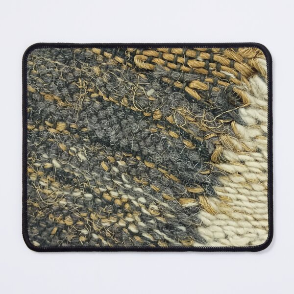 Item preview, Rough Woolen Textile Thread Patch Pattern Beige Tone IV designed and sold by Irina Sztukowski.