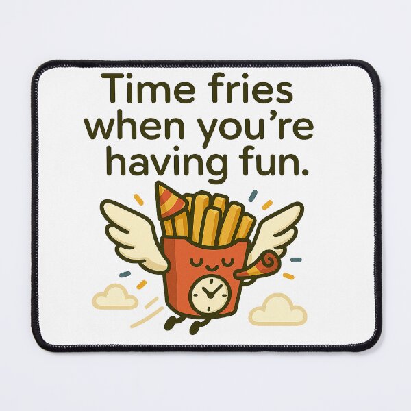 Item preview, Time Fries When You're Having Fun designed and sold by Geekeando.