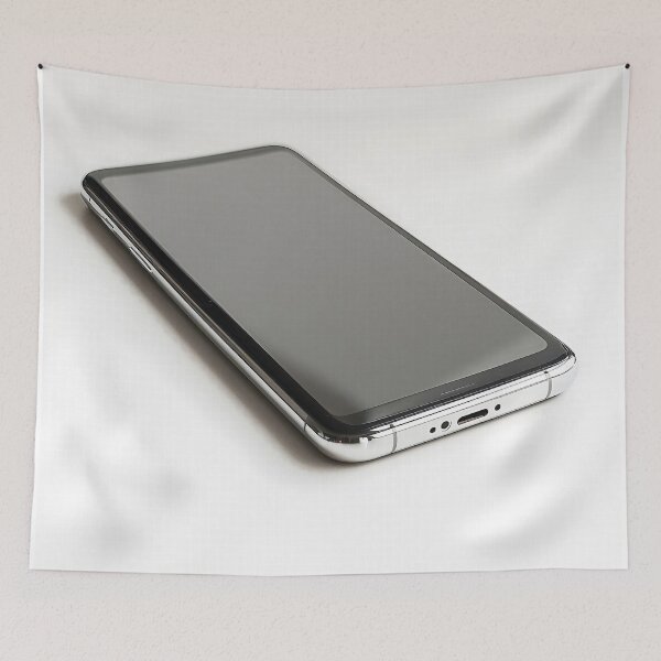 Item preview, This image depicts a modern, sleek smartphone isolated on a clean, white background. designed and sold by CheerForGoods.