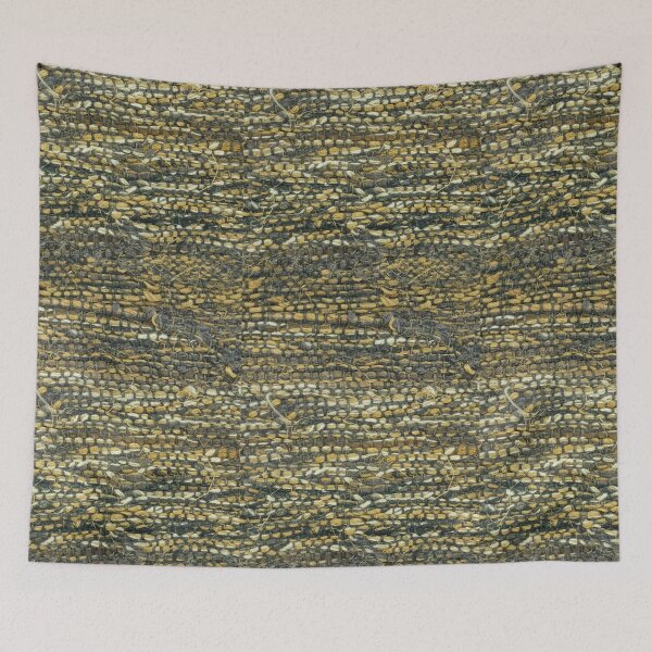 Item preview, Rough Woolen Textile Thread Patch Pattern Beige Tone V designed and sold by Irina Sztukowski.