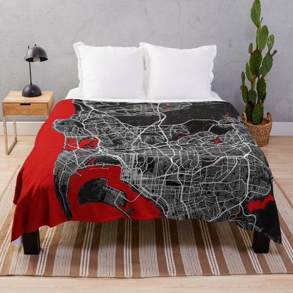 Item preview, San Diego City Map of California, USA - Oriental designed and sold by deMAP.