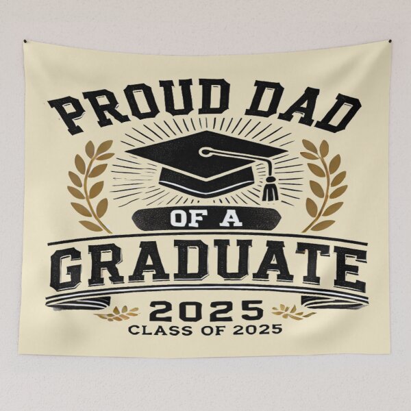 Item preview, Proud Dad of a Graduate – Class of 2025 designed and sold by Rajasekar.