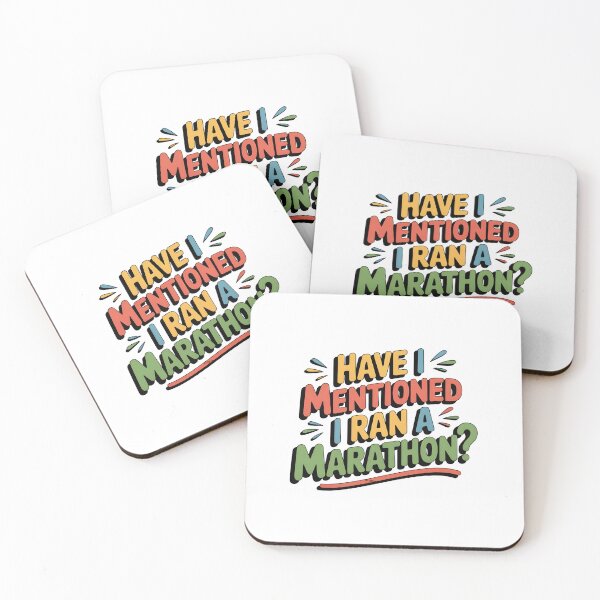 Item preview, Funny Marathon Runner Gift for Boastful Athletes Fitness Running designed and sold by w1ckerman.
