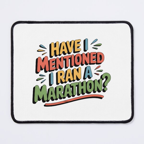 Item preview, Funny Marathon Runner Gift for Boastful Athletes Fitness Running designed and sold by w1ckerman.